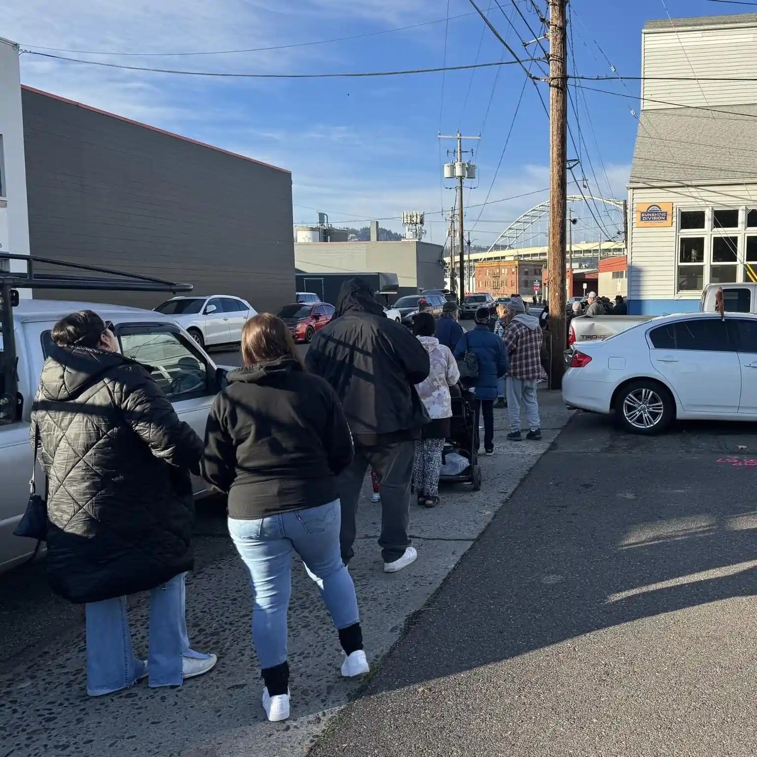 Image of Volunteers Packing Boxes